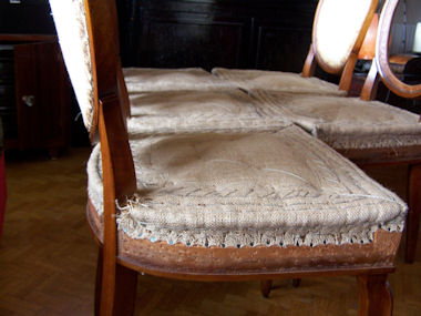 chaise toile