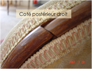 restauration du fauteuil Bridge Leleu