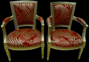 Fauteuil Louis XVI version moderne