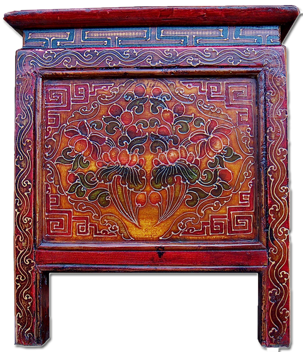 décoration asiatique : meuble tibet