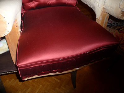 tapissier restaurateur fauteuil capitonné