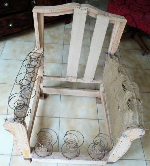 fauteuil club restauration