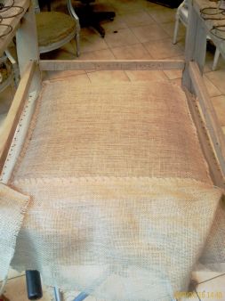 fauteuil club restauration cuvette assise