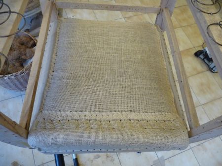 fauteuil club restauration cuvette assise