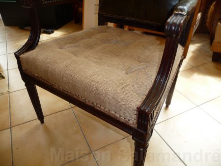 Restauration Fauteuil Louis XVI