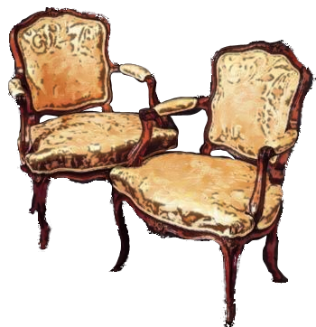 fauteuil LOUIS XV en Cabriolet