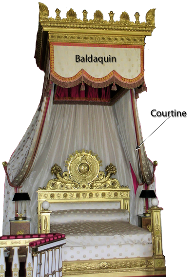 baldaquin Bedroom in Grand Trainon