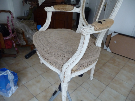 fauteuil louis XVI