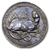 médaille salamandre du sceau de francois 1er
